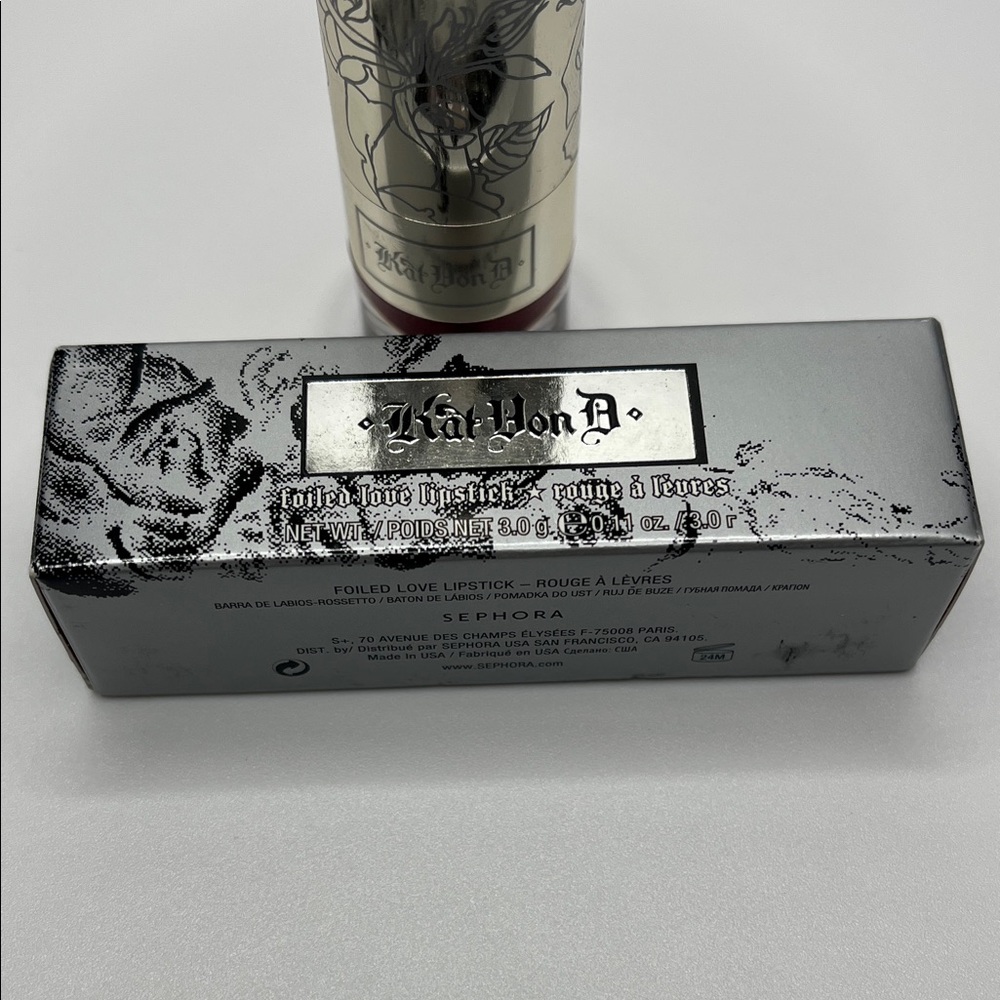 Kat Von D Foiled Love Lipstick Color “FTW” NIB - Picture 5 of 12